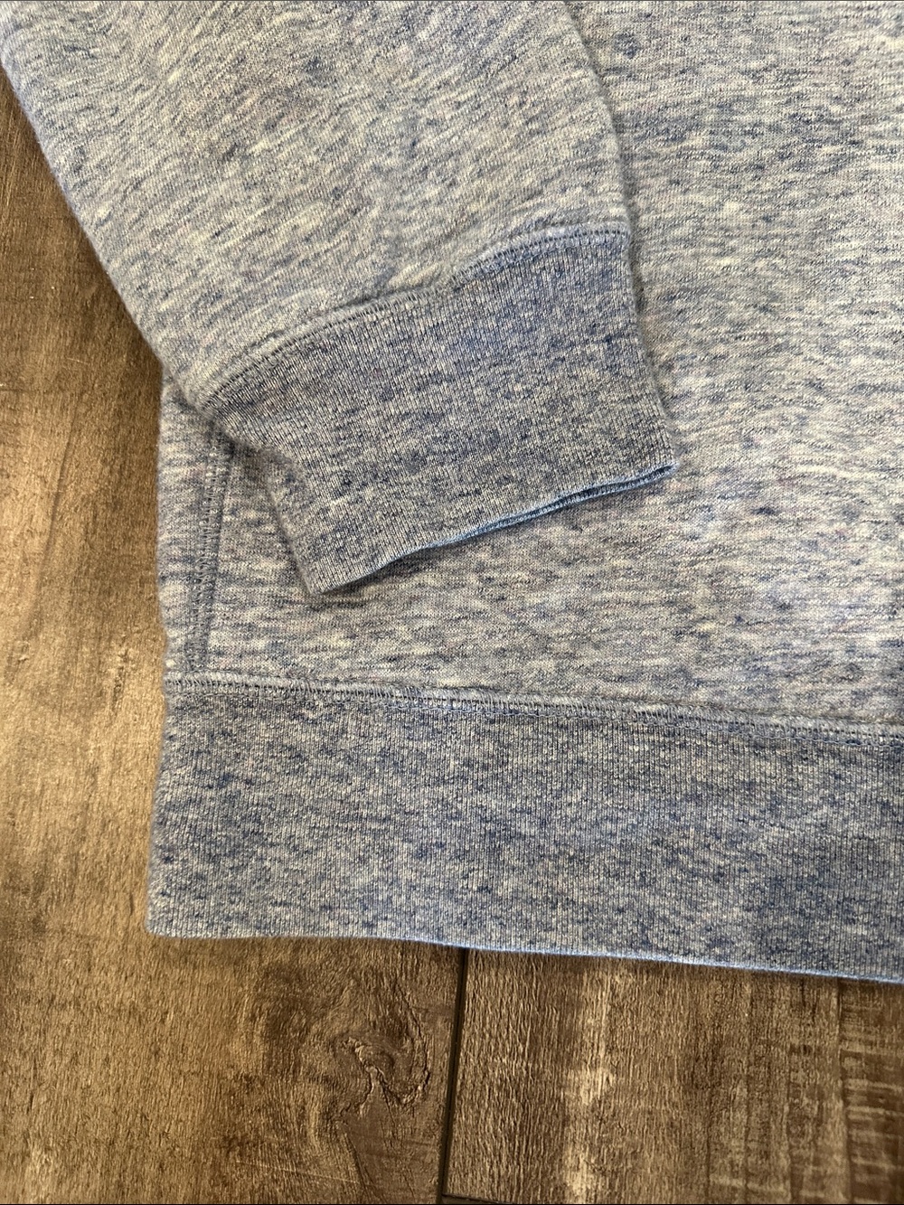 Nike BlueCrewneck Sweatshirt with Red Swoosh - Picture 3 of 8